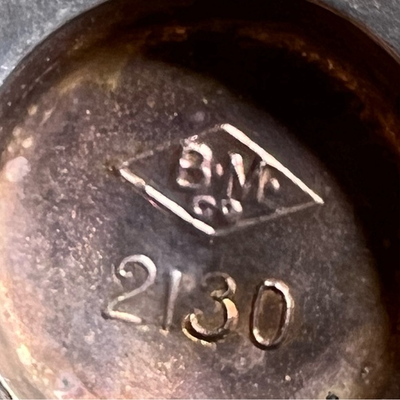 Mid Century BM Co. Silver Candelabras Candlestick 3 - Picture 3 of 4